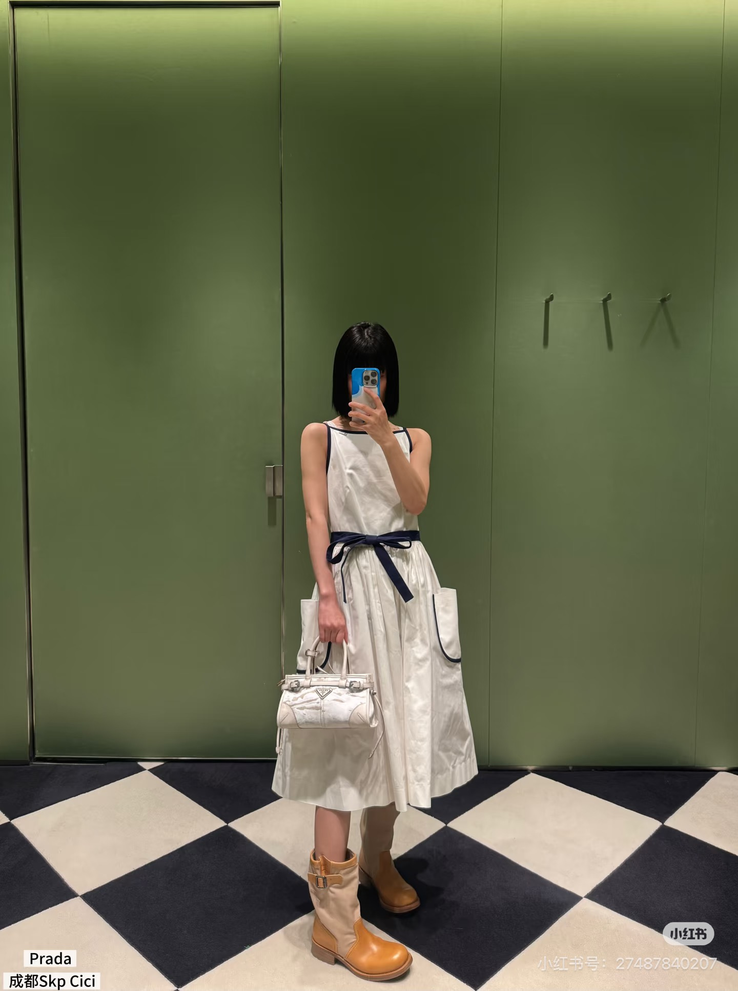 Pra New Color-block Strappy Dress