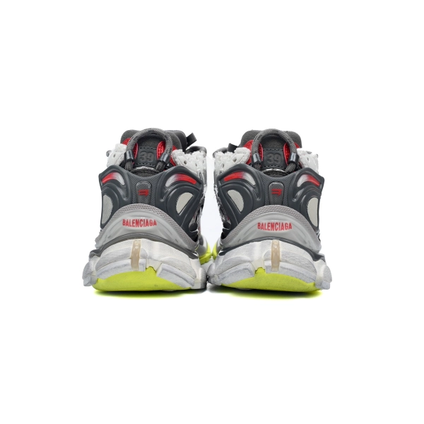 Balenciaga Runner White Black and Red 677402 W3RB2 9167