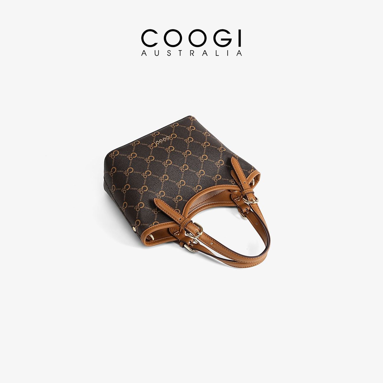 [COOGI] Handbag 2026 New Style Old Flower Large Capacity Light Luxury High-class Women's Bag Crossbody Bag Birthday Gift