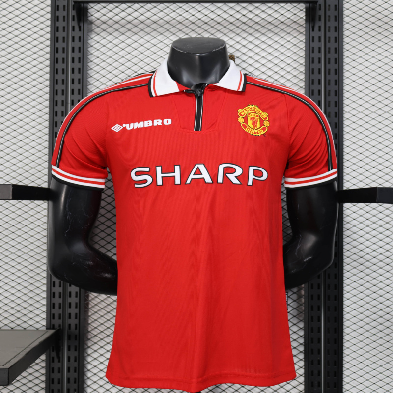 Manchester United 98/99 Home Retro Authentic Jersey