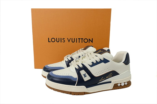 Pkkicks God Batch Louis Vuitton Sneakers Blue White (NFC)