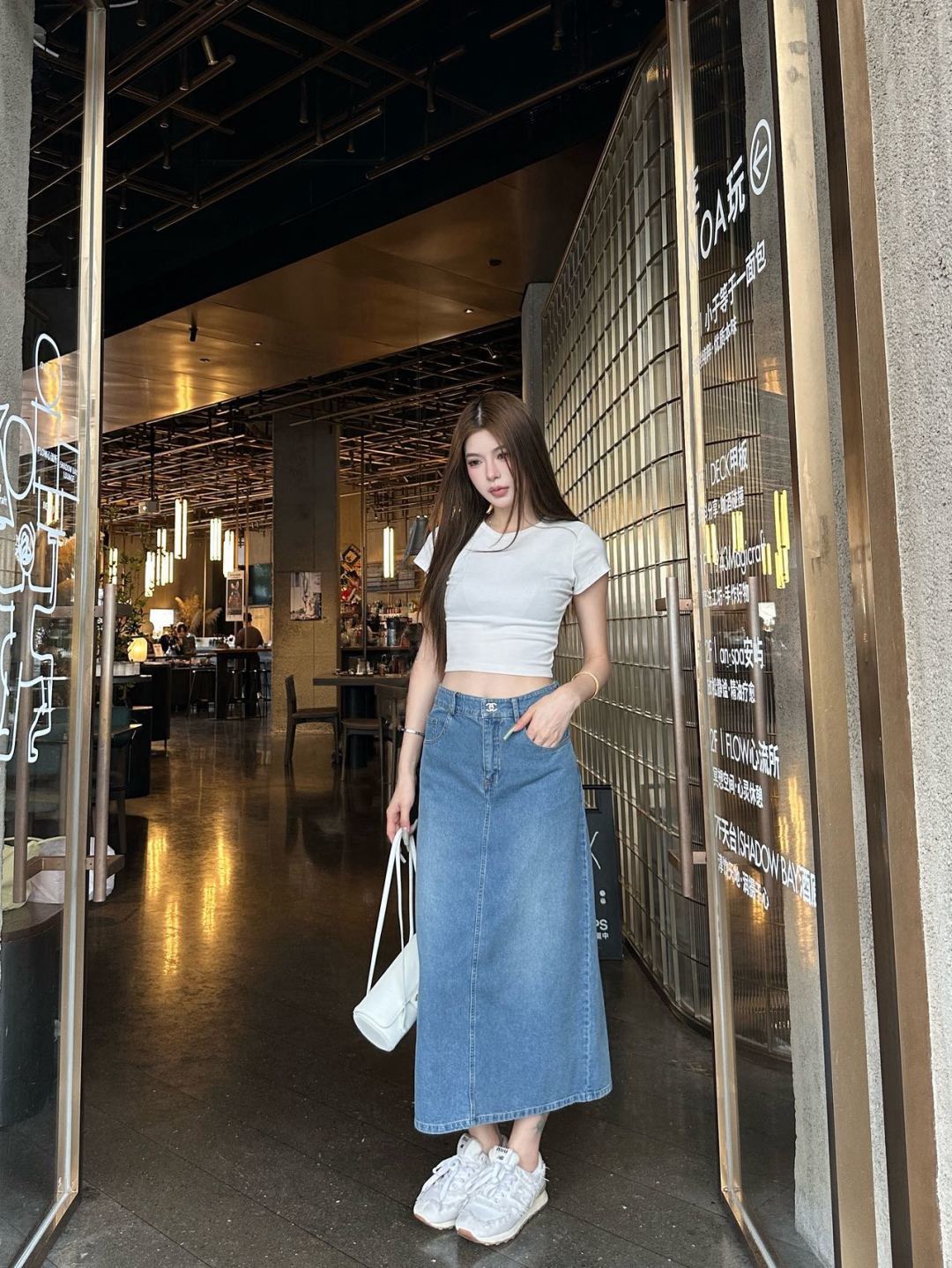 Chan New denim skirt