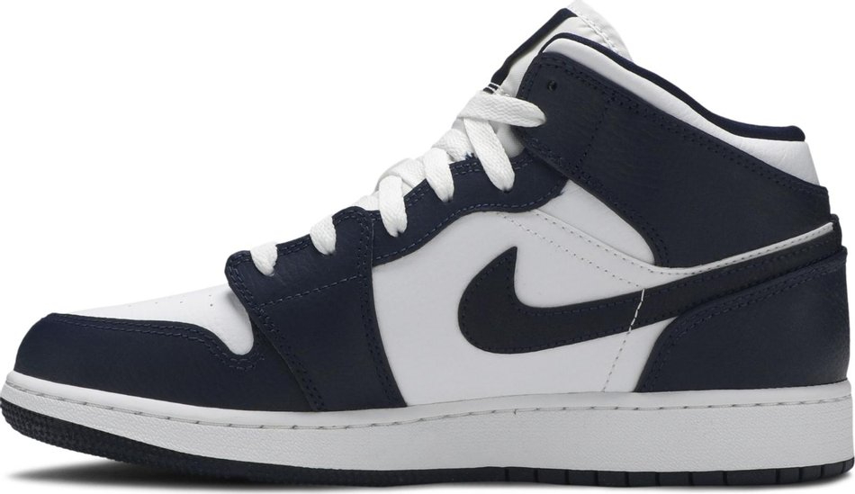Air Jordan 1 Mid GS 'Obsidian' 554725-174