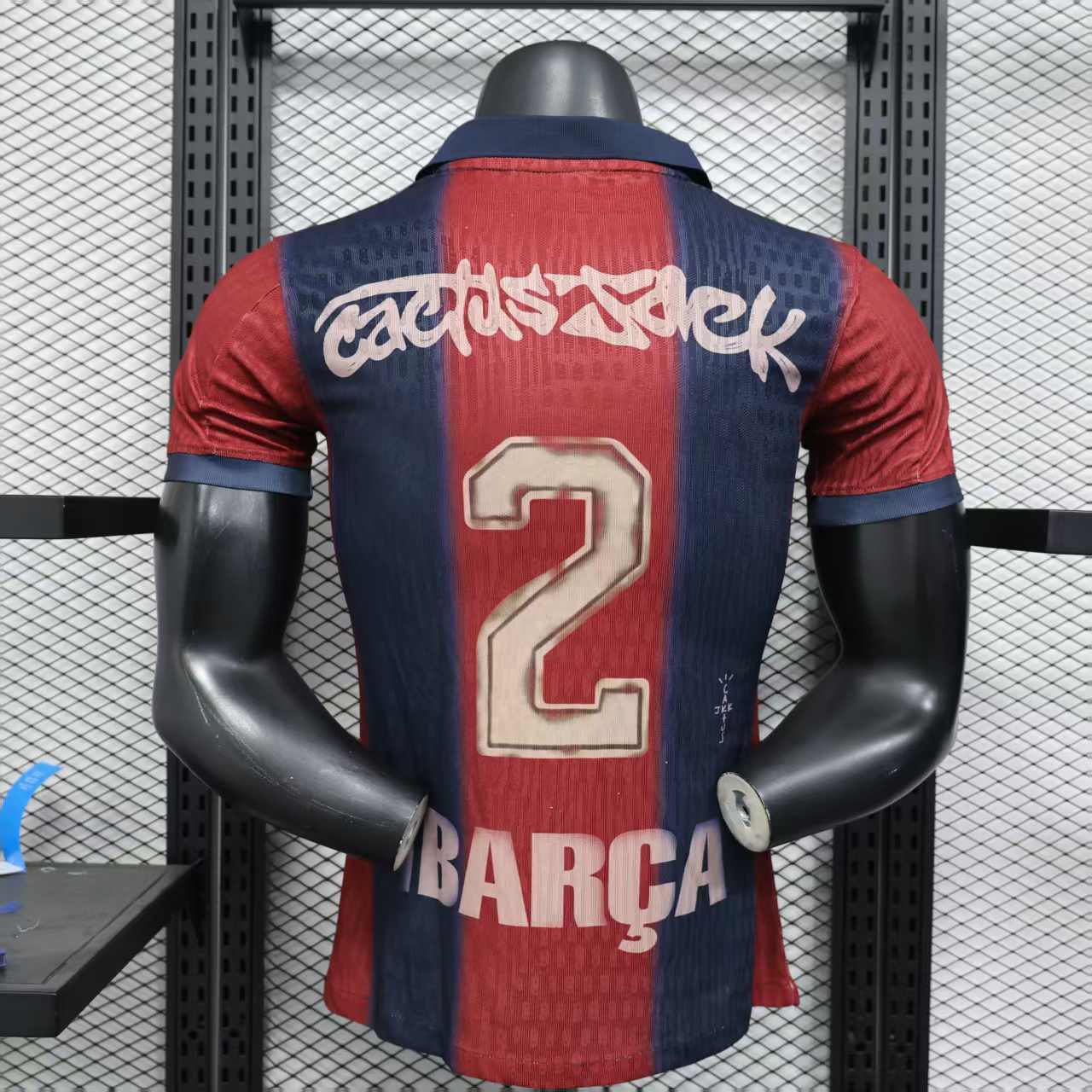 Barcelona X Travis Scott Home Player Version Jersey 25-26 Non-Customize