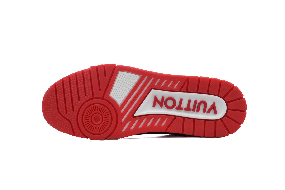 Pkkicks God Batch Louis Vuitton LV Trainer Red