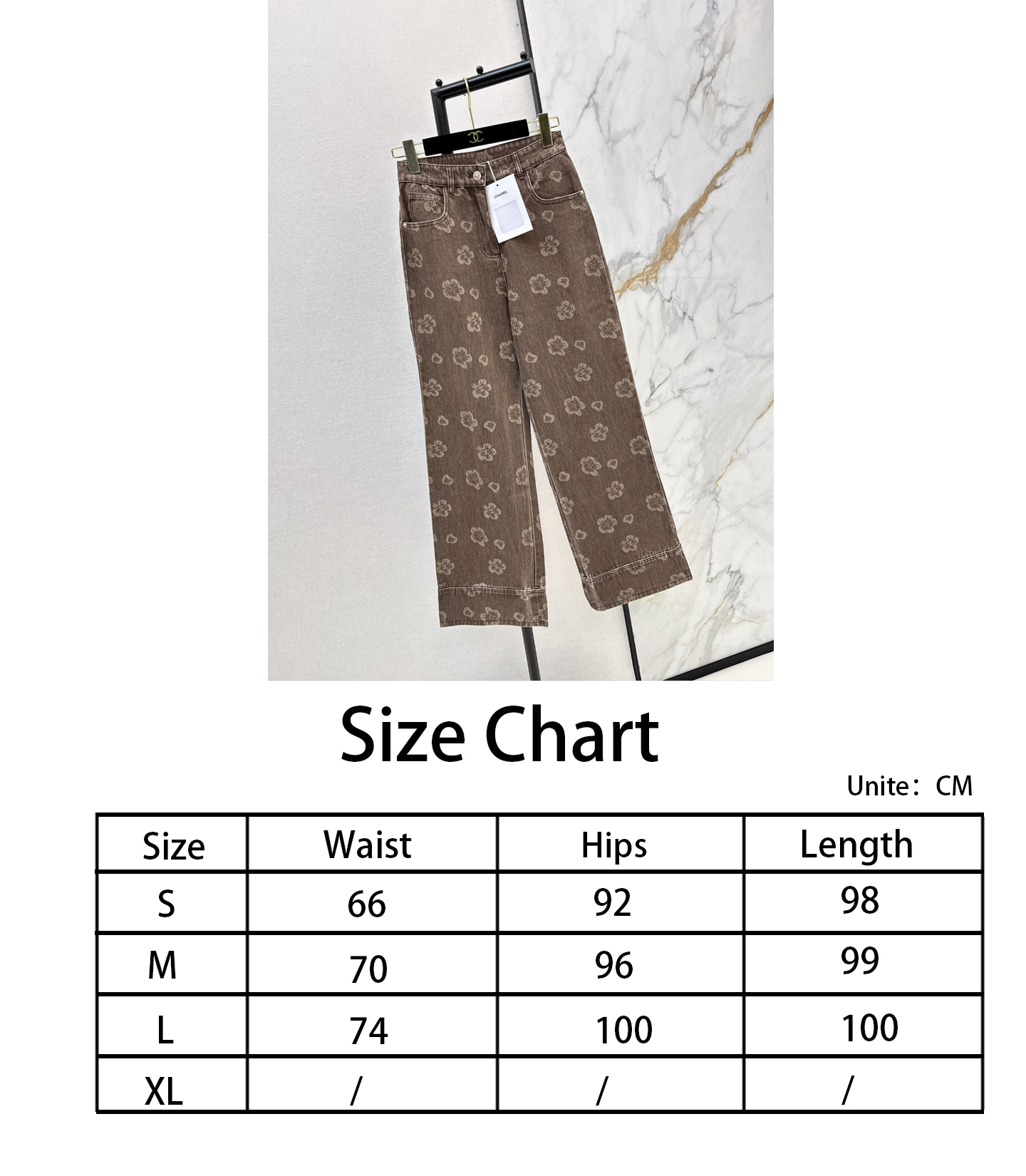 Chan NEW printed jeans