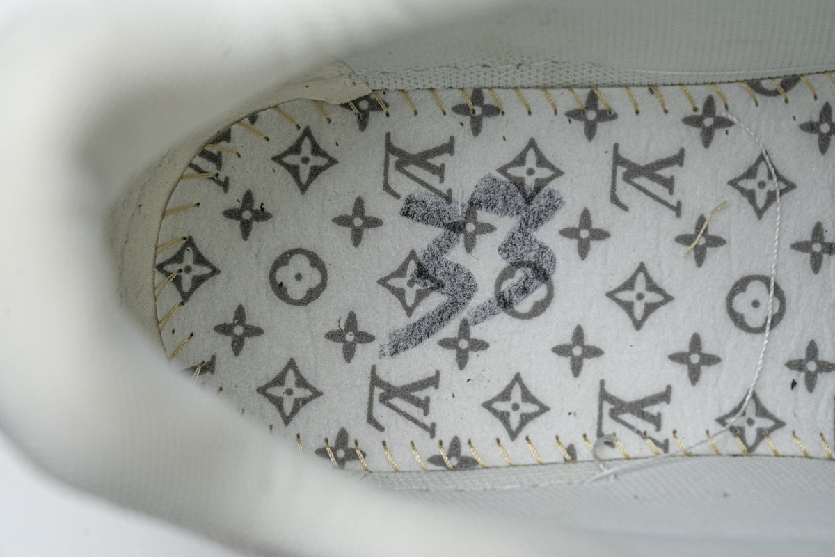 Pkkicks God Batch LOUIS VUITTON 20ss Trainer Black White