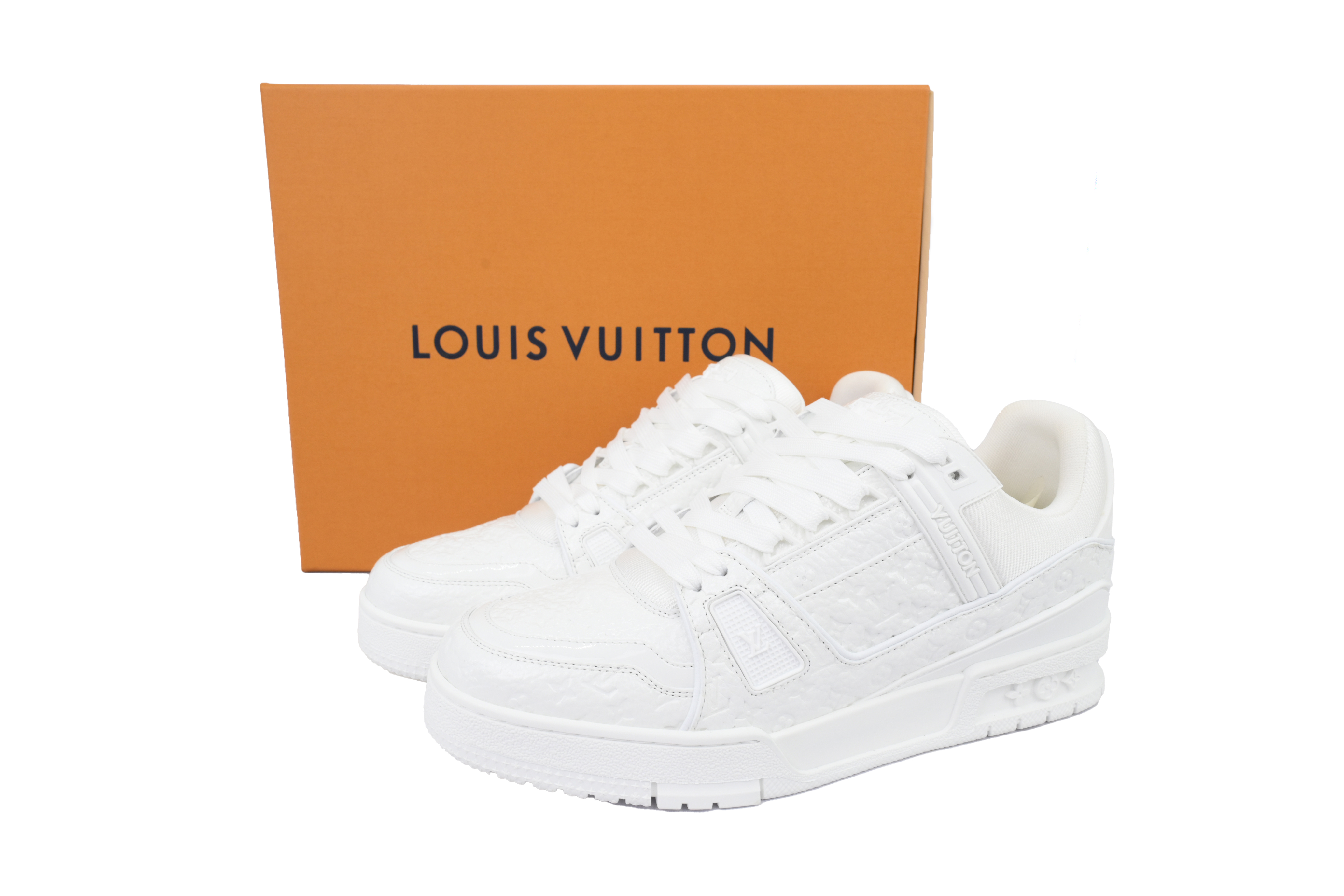 Pkkicks God Batch Louis Vuitton White Lychee Lacquer Skin
