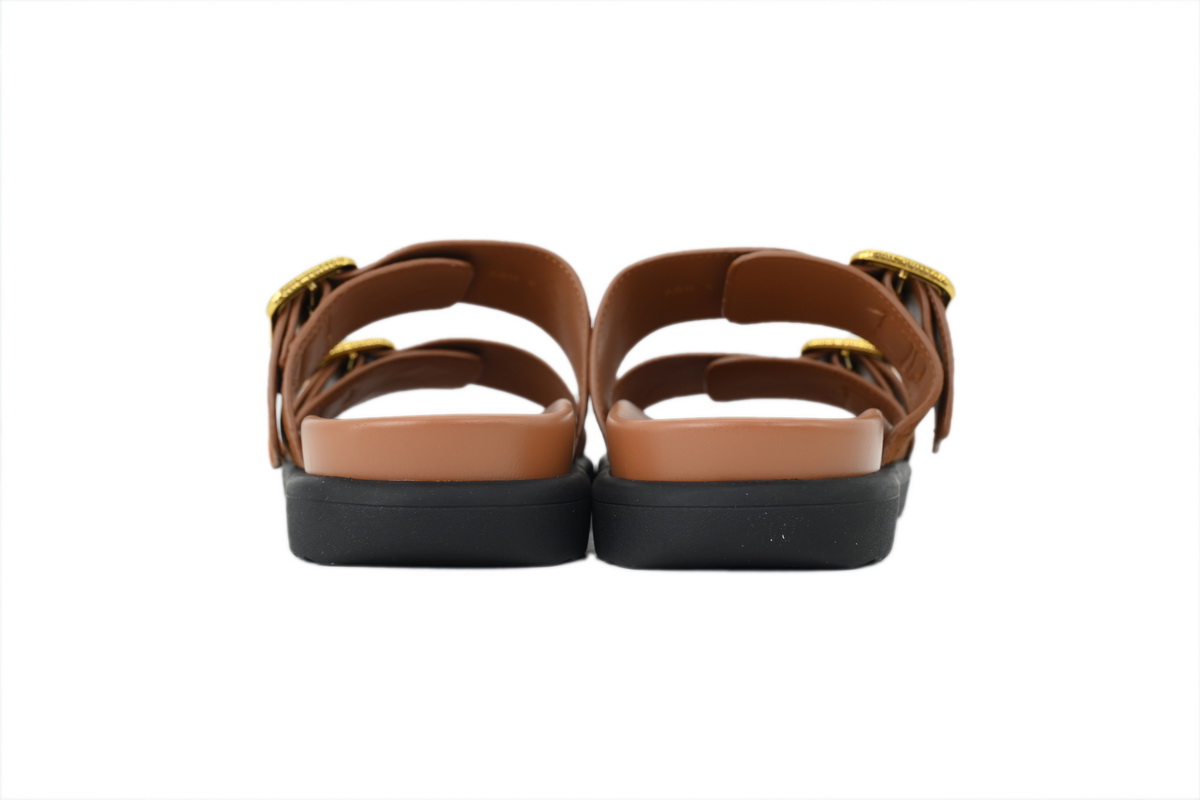 Pkkicks God Batch LOUIS VUITTON Venice Mule Shoes Brown