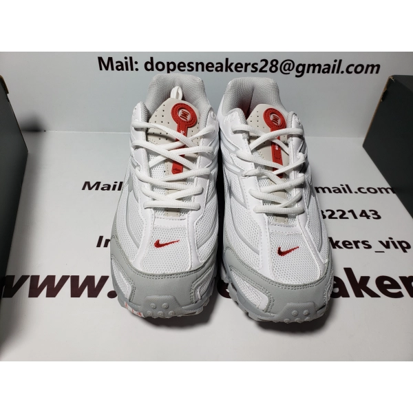 Supreme x nike shox ride 2 white