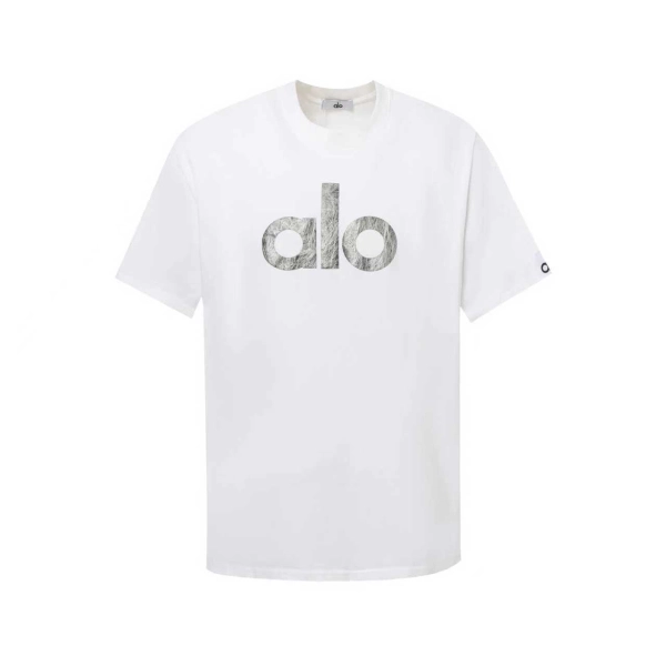 alo yoga T-shirt White (silver label)