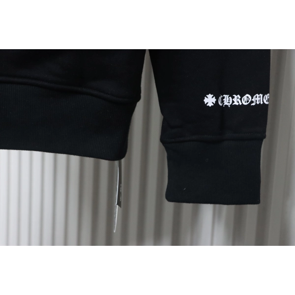 Chrome Hearts  Cuffs Sanskrit Printed Zipper Jacket Black