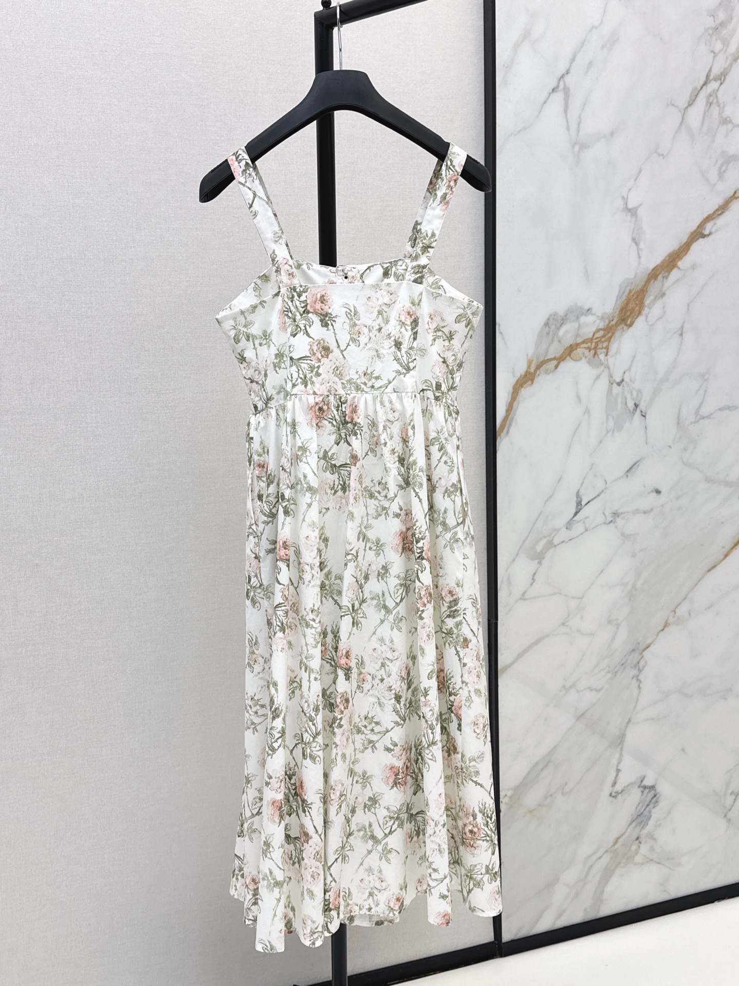 CD New Printed Spaghetti Strap Dress