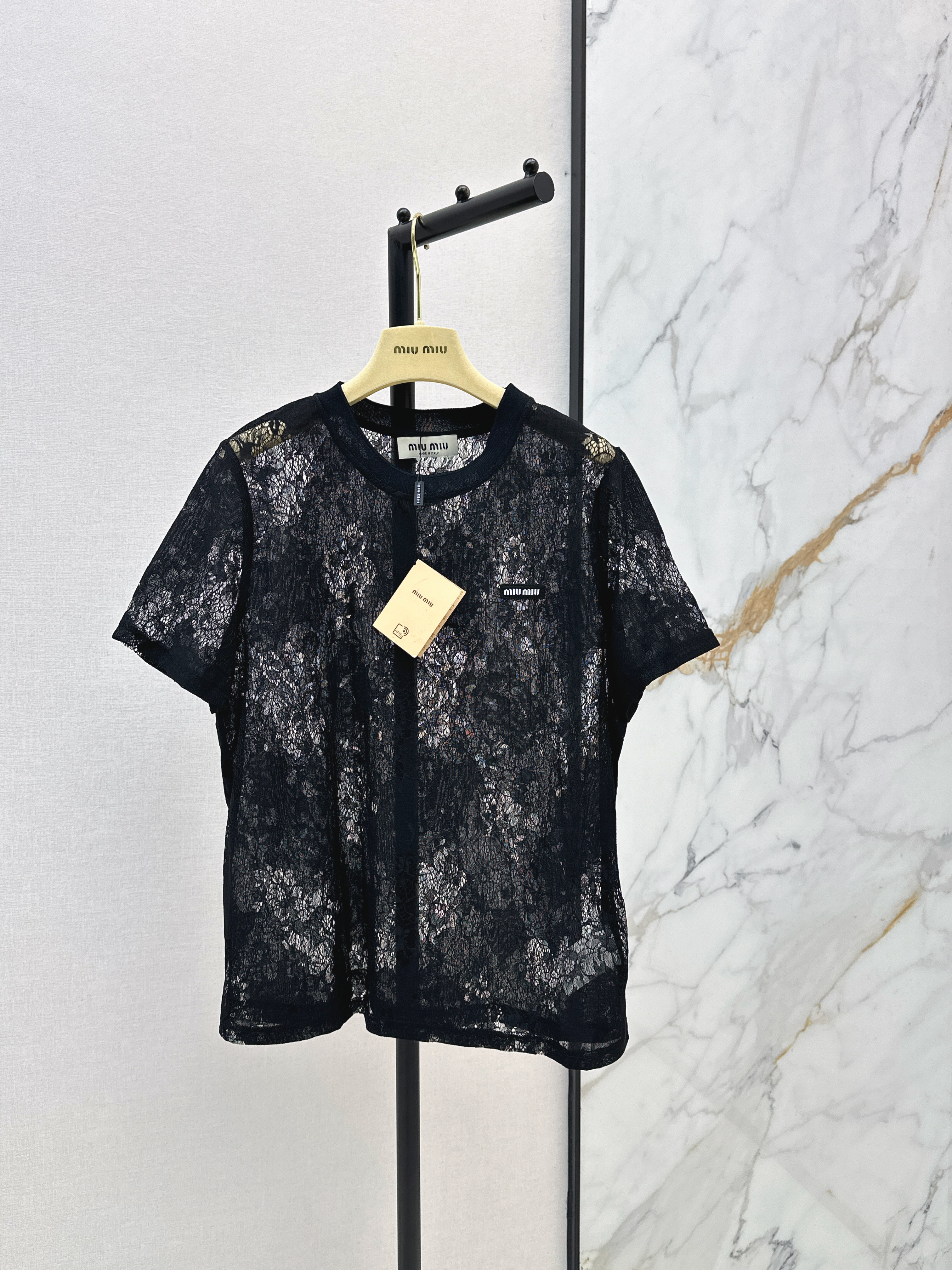 Miu New lace t-shirt