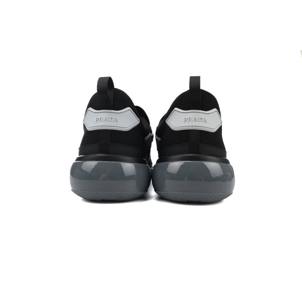 Prada Cloudbust Velcro sneakers Black and White