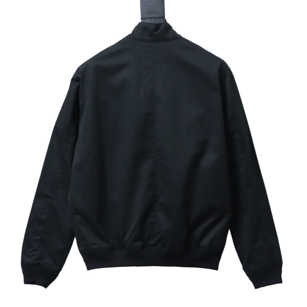 Polo Ralph Lauren Solid-color embroidered logo zipper jacket