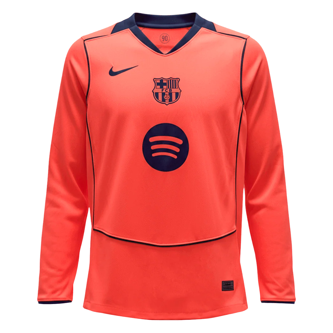 Barcelona Third Away Long Sleeve Jersey 2025/26