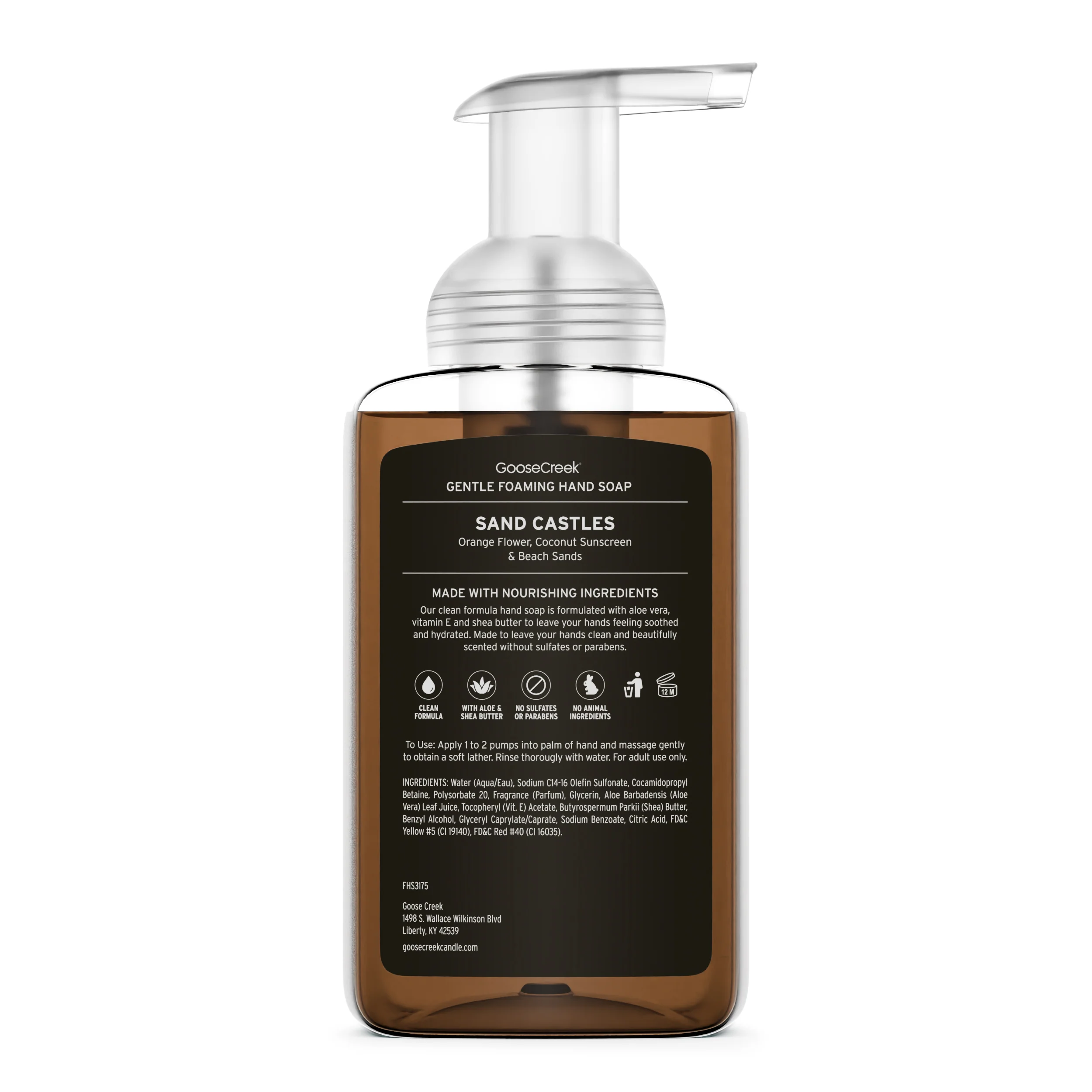 Sand Castles Lush Foaming Hand Soap