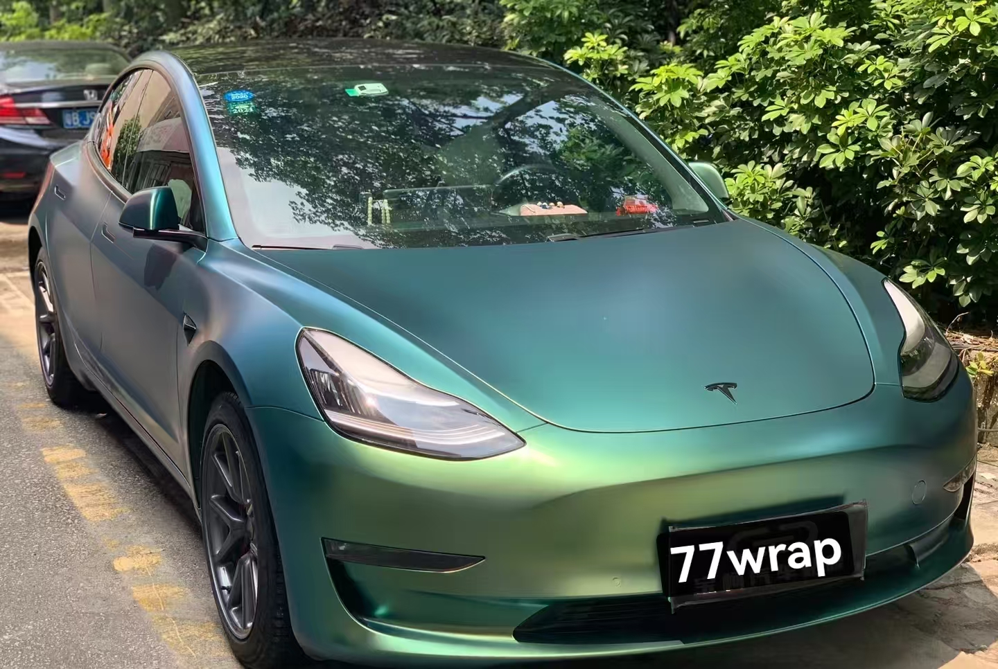 75ft x 5ft / matte Spring Green chameleon vinyl wrap sticker PET