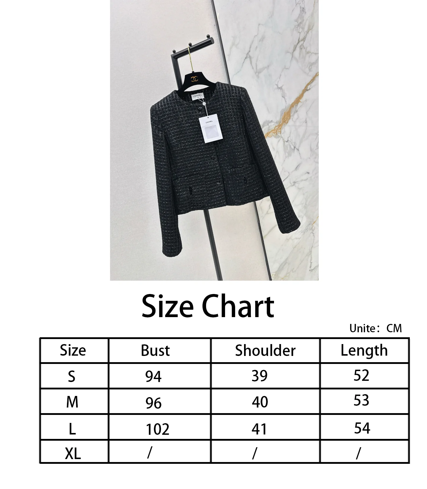 Chan NEW tweed woven jacket