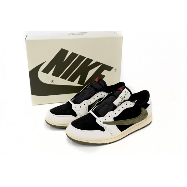 Travis Scott x Air Jordan 1 Low OG Olive DZ4137-106