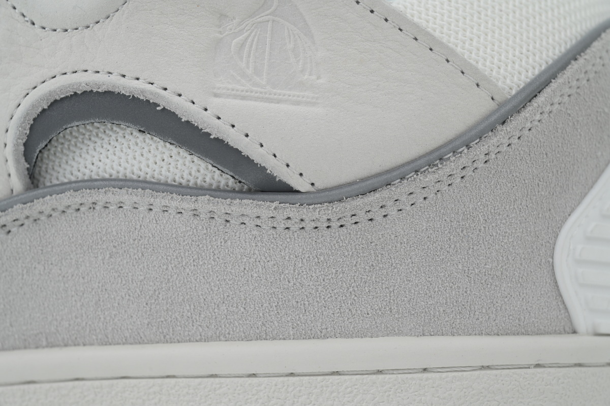 Lanvin Curb Sneakers White Ribbon