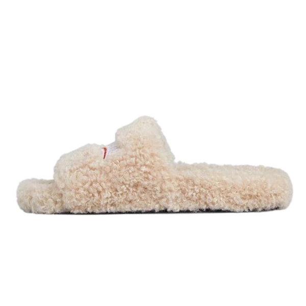 Balenciaga Furry Slide Beige 654261W2DO19796