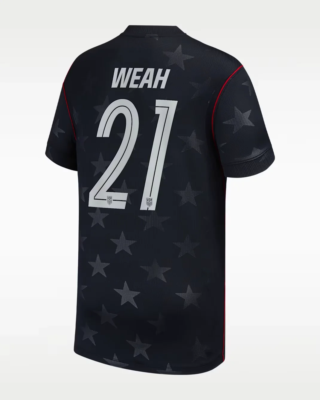 Timothy Weah #21 USMNT USA Away Soccer Jersey 2026