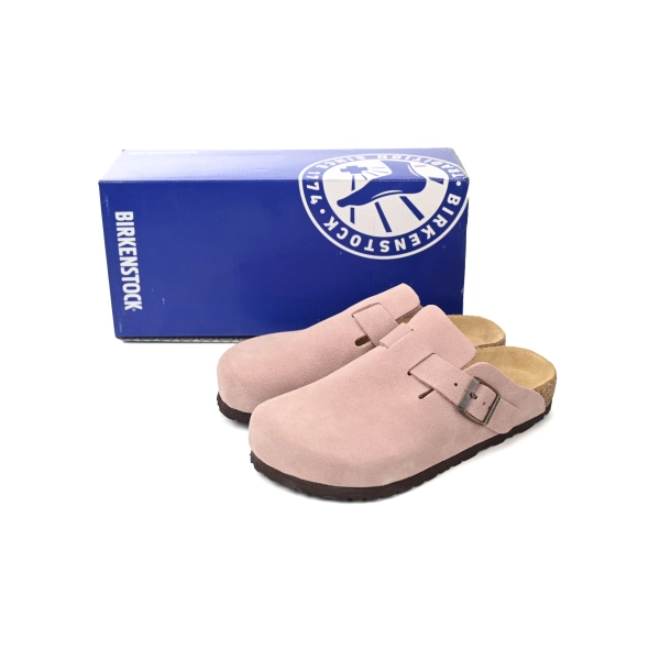 Birkenstock Boston Suede Leather Light Rose 1026171