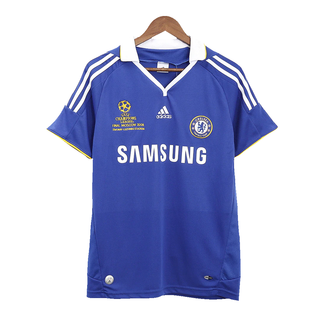 Chelsea 2008 UCL Final Home Retro Soccer Jersey