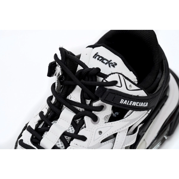 Balenciaga Track 2 Sneaker Black And White 568614 W2GN3 1090