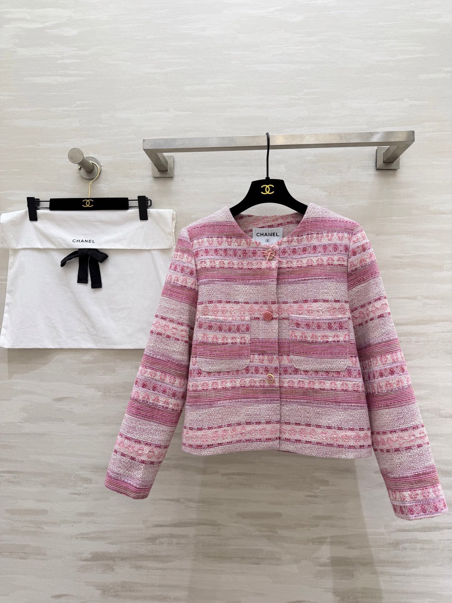 Chan NEW tweed woven jacket