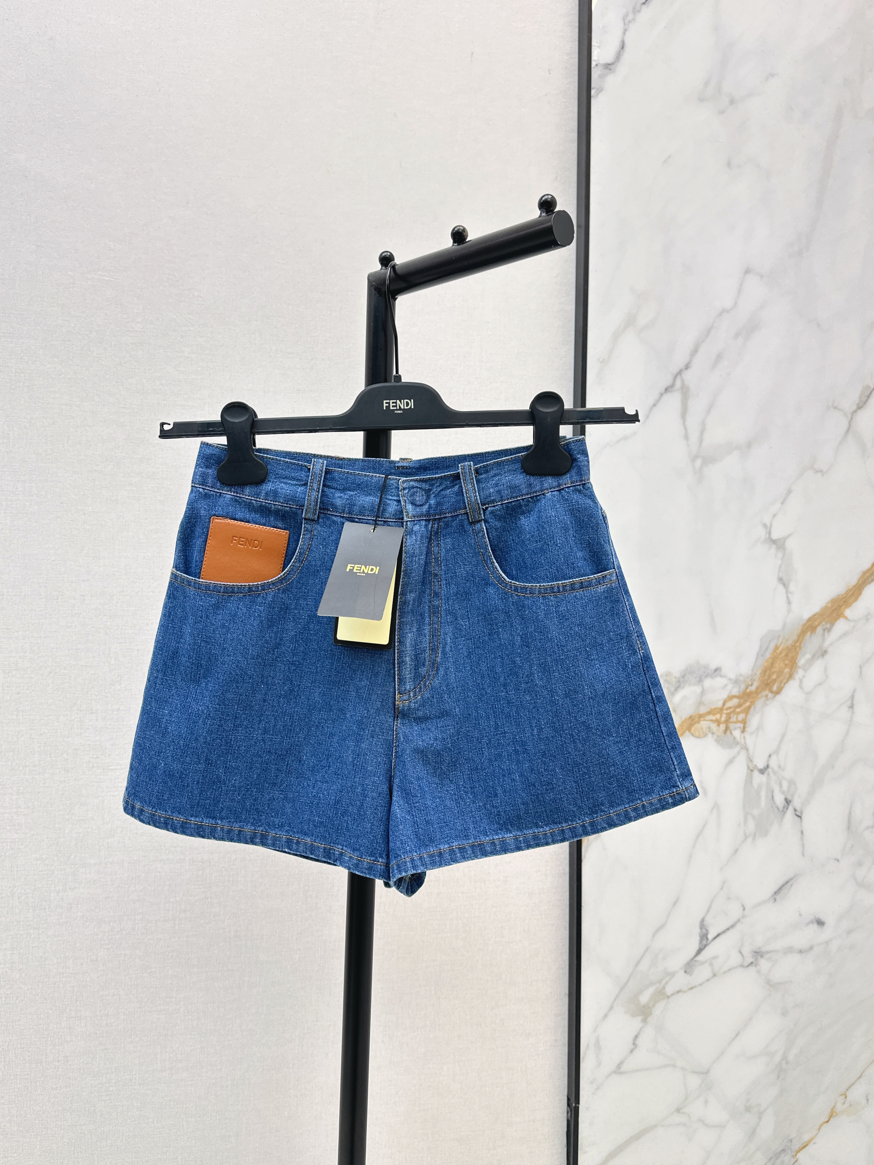 Fend New denim short