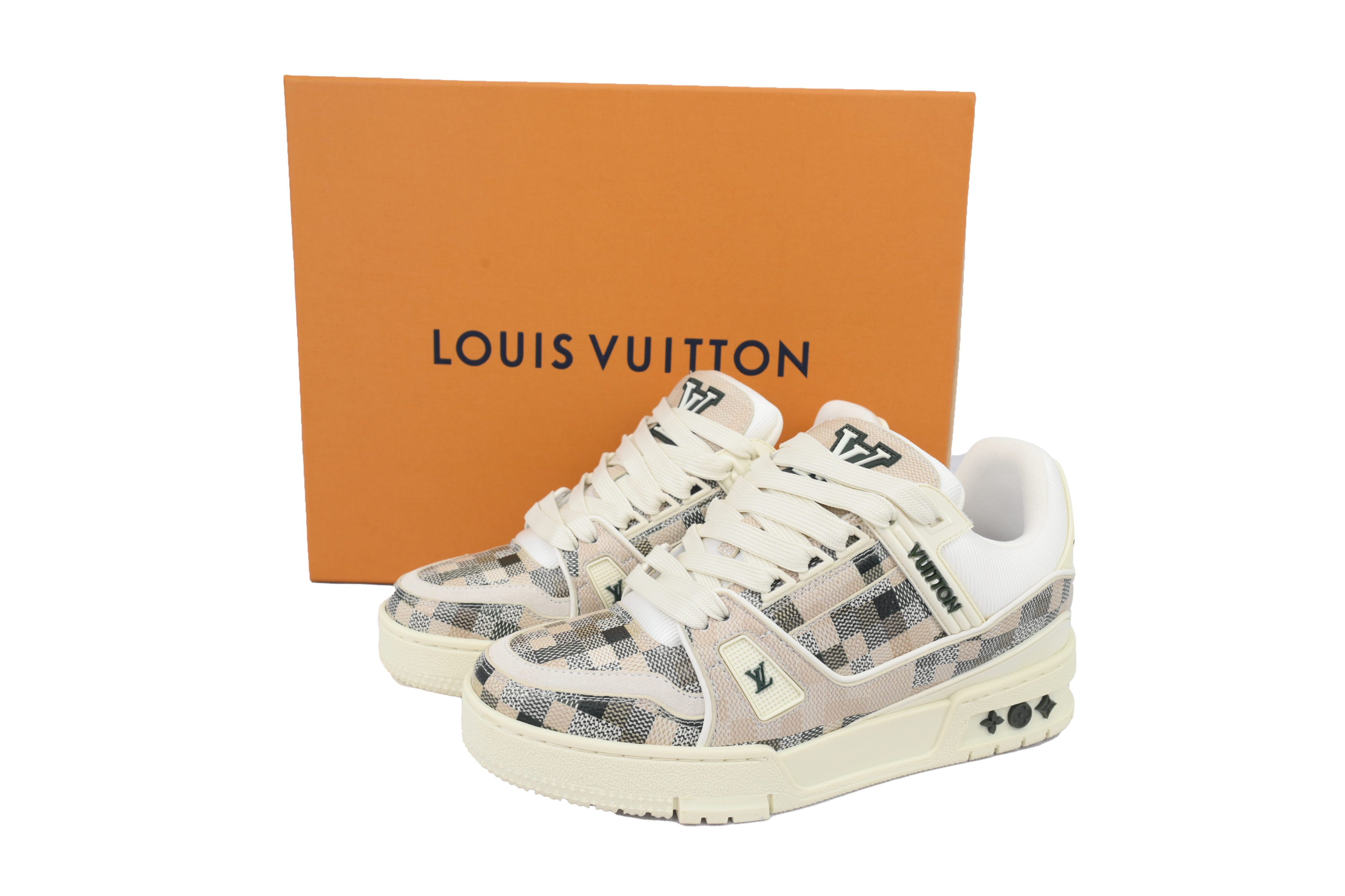 Pkkicks God Batch Louis Vuitton Grey White Grid