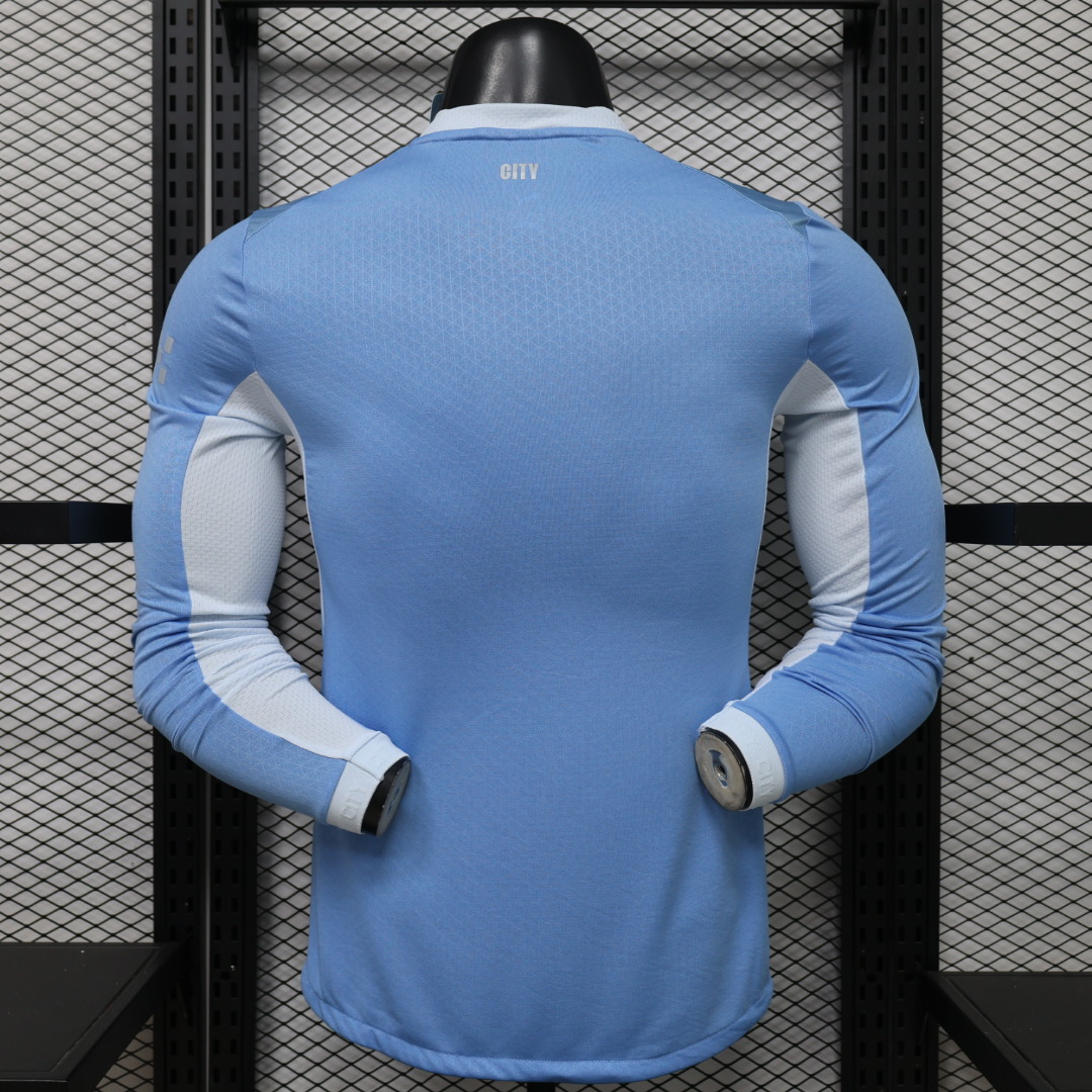 Manchester City Home Long Sleeves Jersey Player Version 26/27