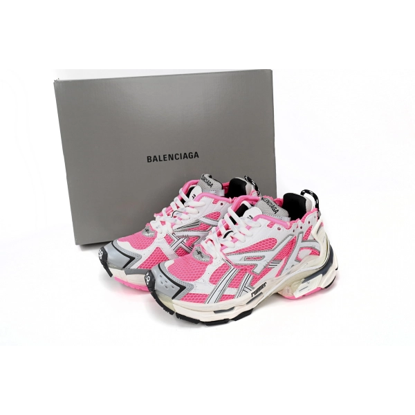 Balenciaga Runner  White Red Powder 677402 W3RBN 9155