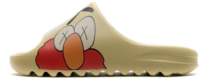 Yeezy Slides 'Desert Sand' Cartoon