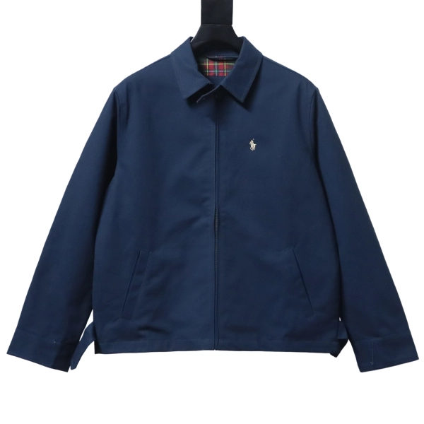 Polo Ralph Lauren Vintage Clasp Chain Coat dark blue