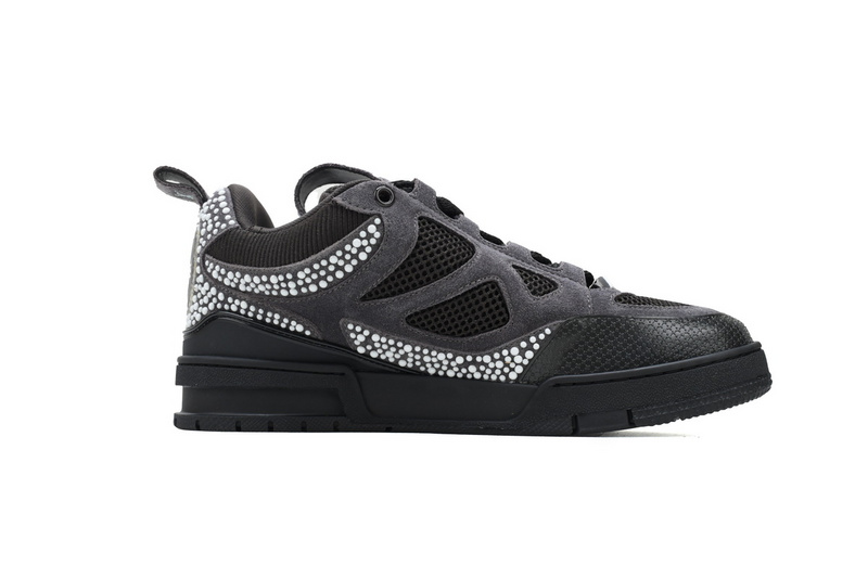 Pkkicks God Batch Louis Vuitton Skate Gray Diamonds