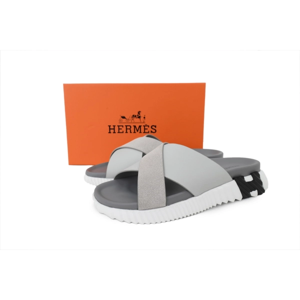 HERMES  Infra Sandals 'Grey'