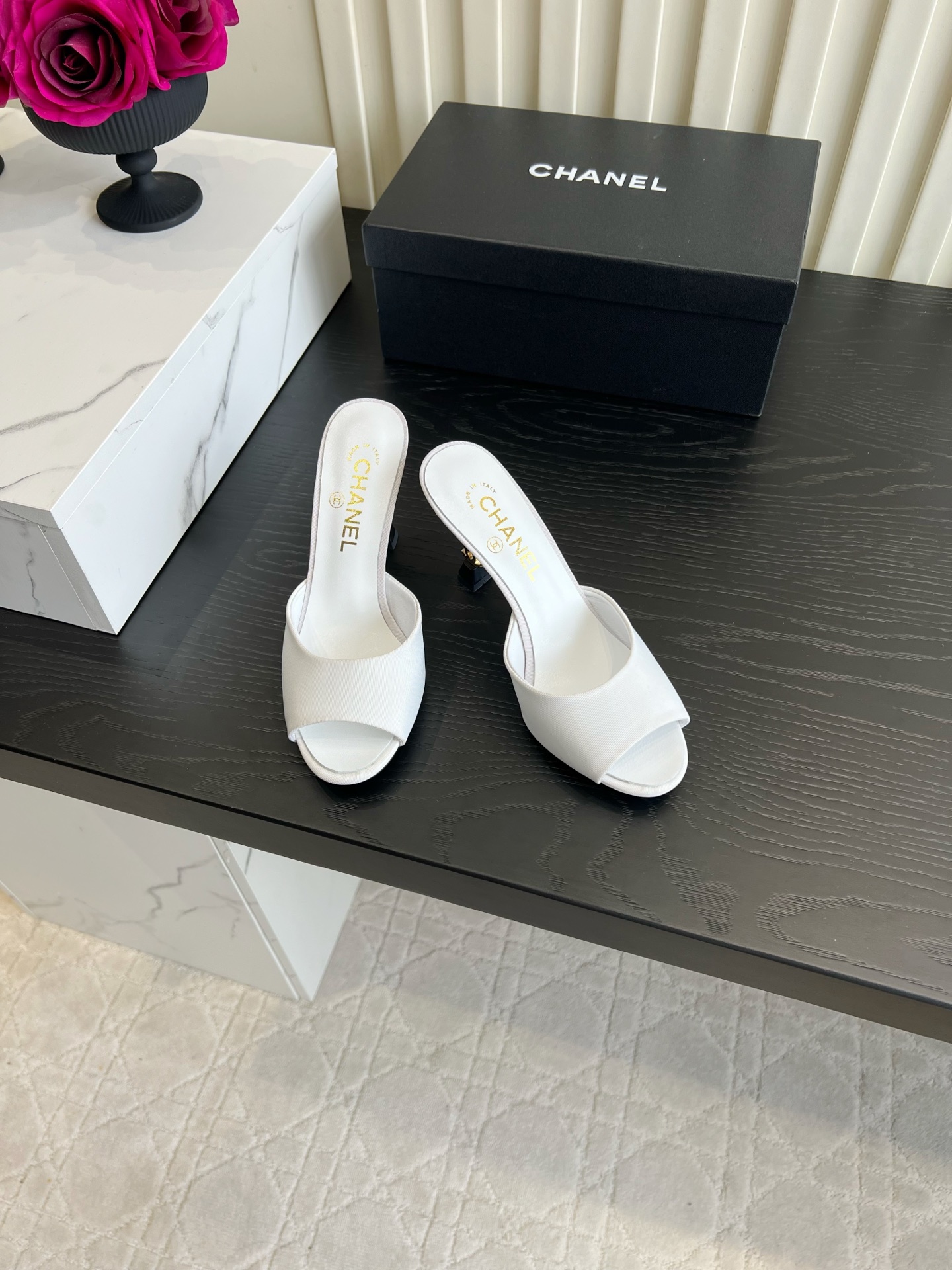 Chan NEW Fish mouth high-heeled cool mop