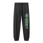 Sp5der Punk V2 Hoodie & Sweatpant Set Slate Grey