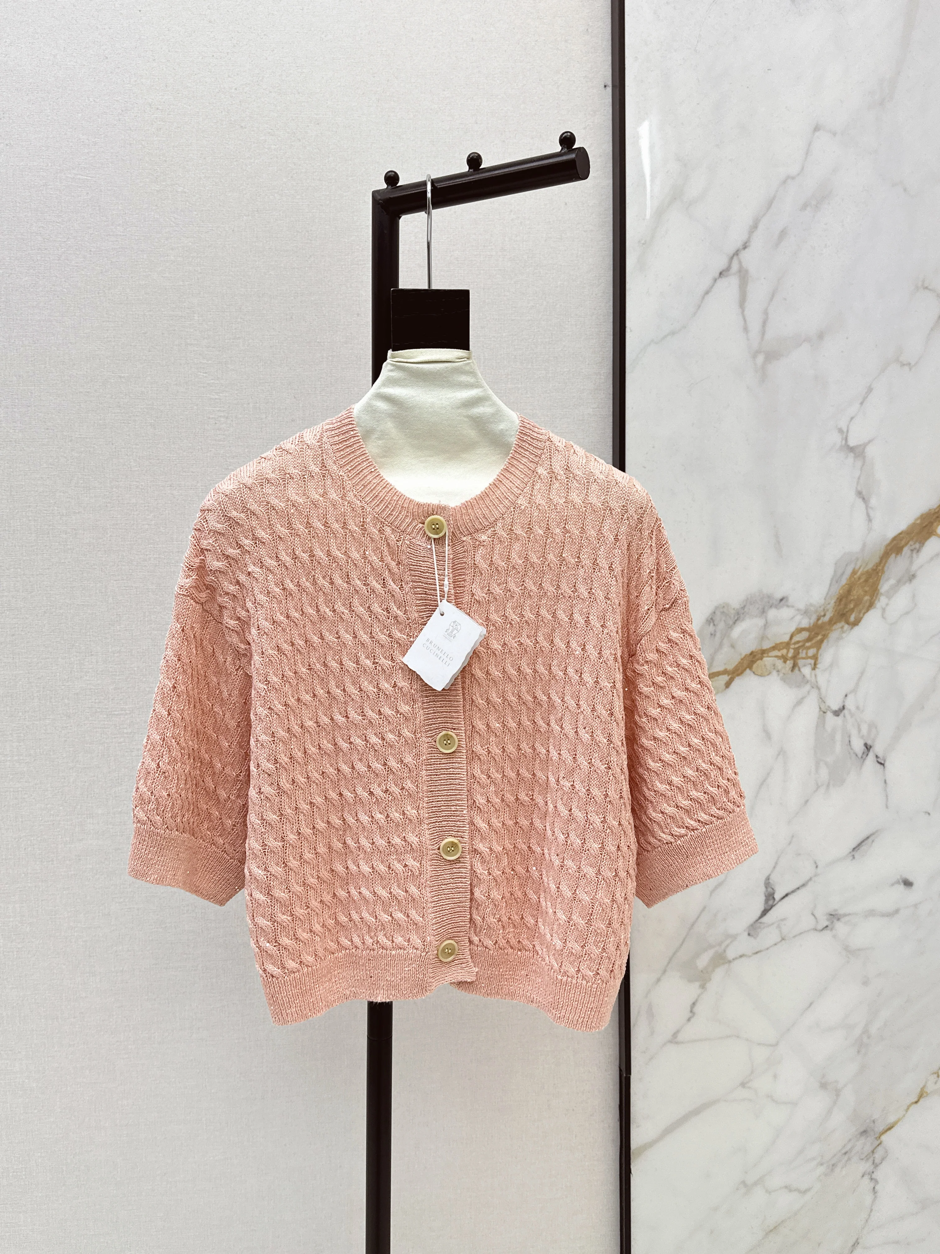 Brun NEW cable cardigan