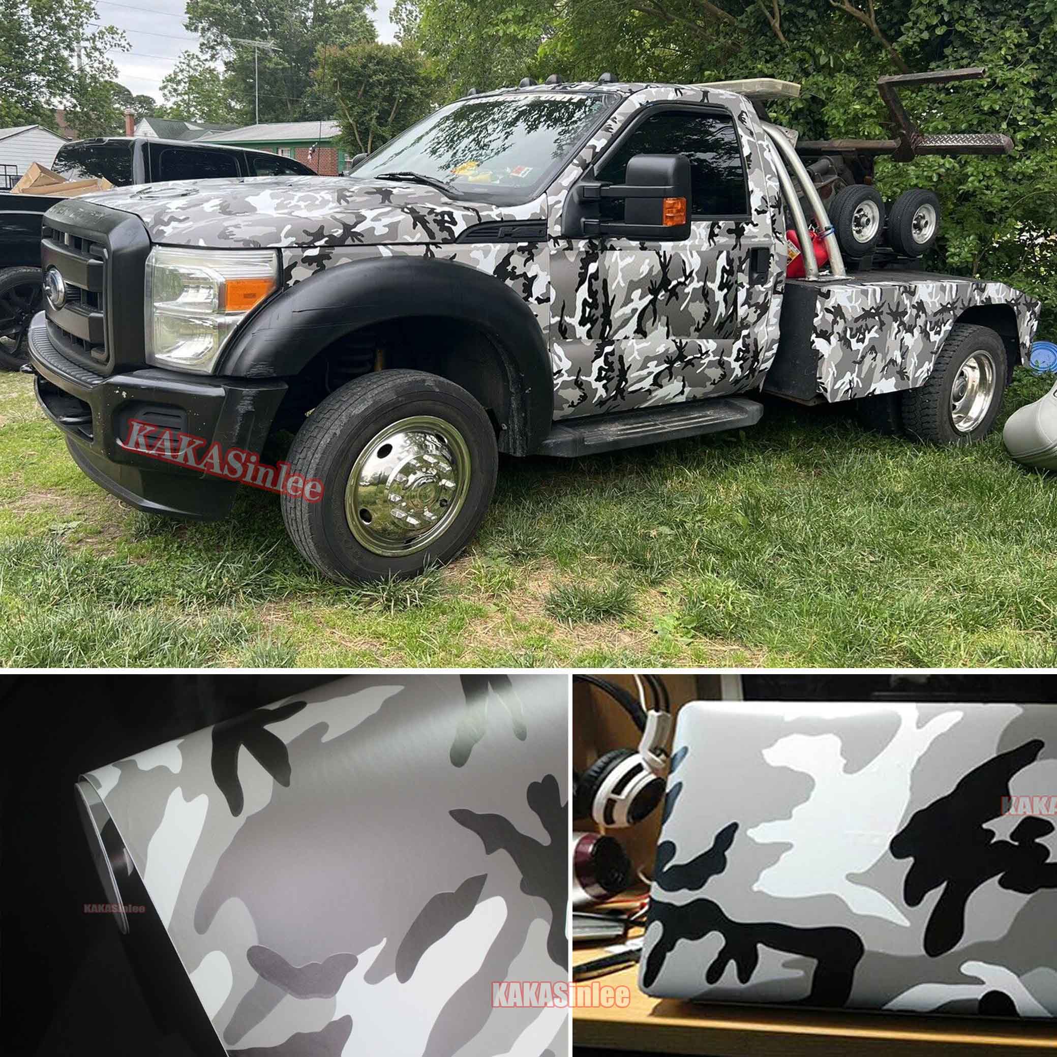 Matte Camo Vinyl Wrap Sticker