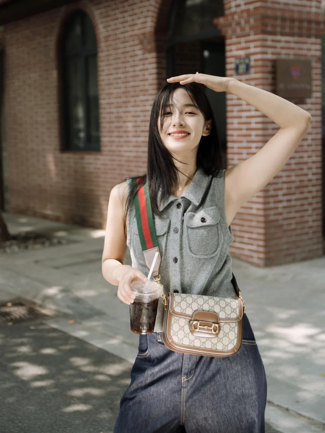 Guc Horsebit 1955 mini shoulder bag