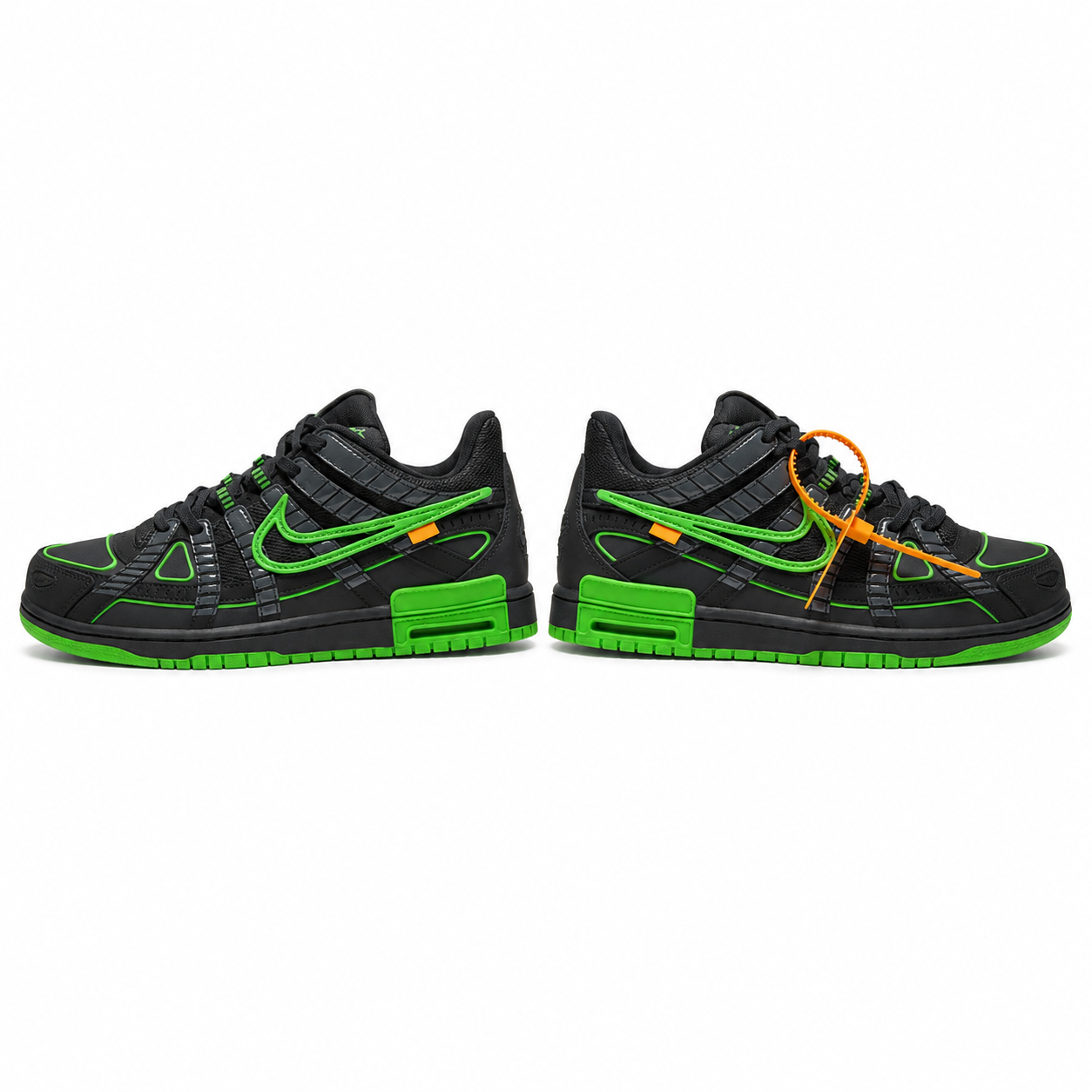 Nike Air Rubber Dunk Off-White Green Strike CU6015-001