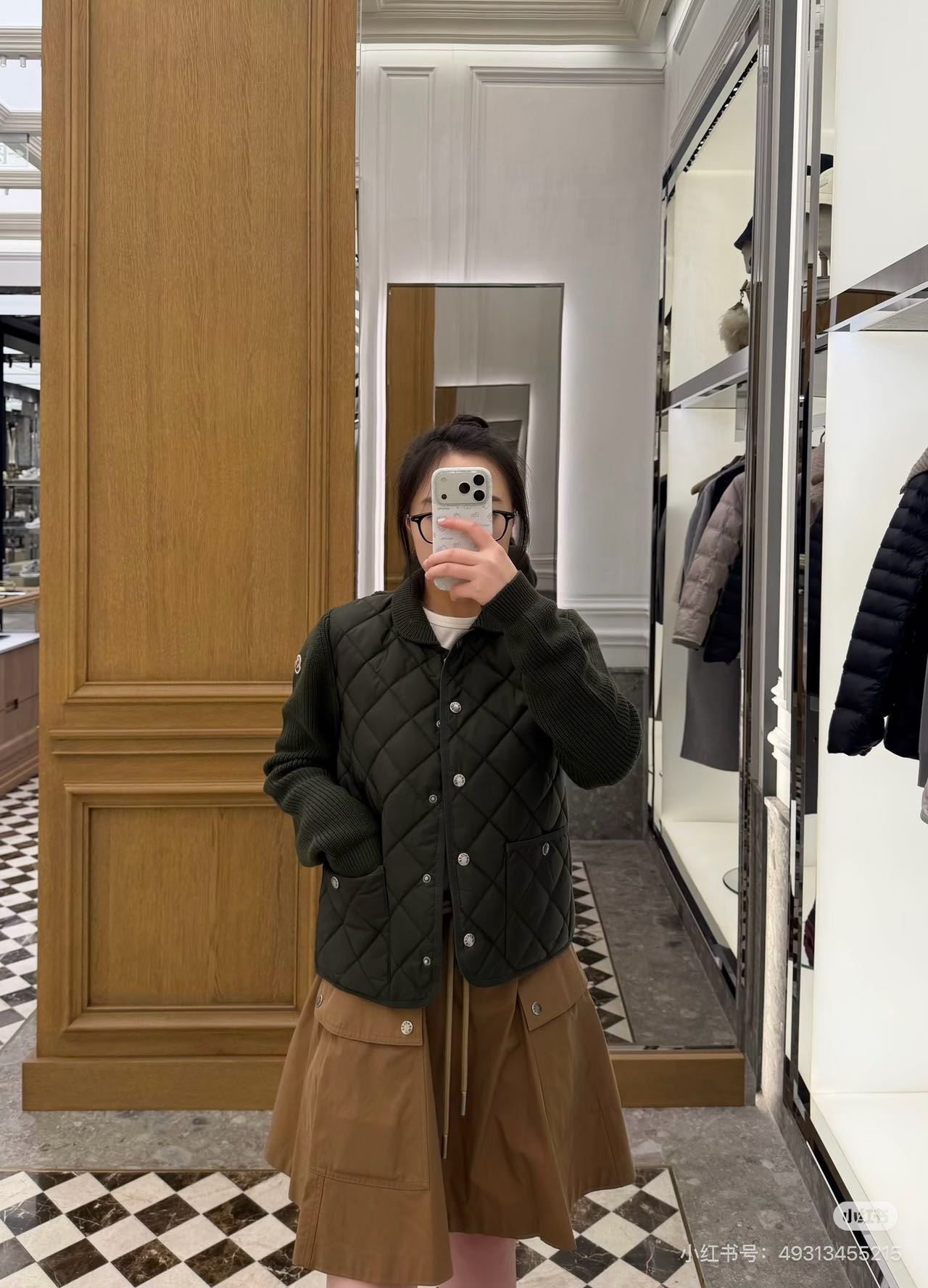 Monc New Patchwork down jacket