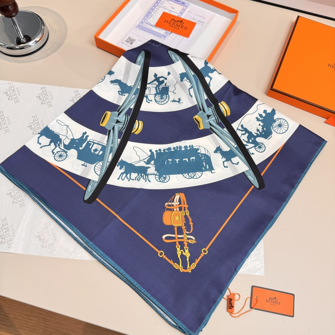 Herm New Silk square scarf