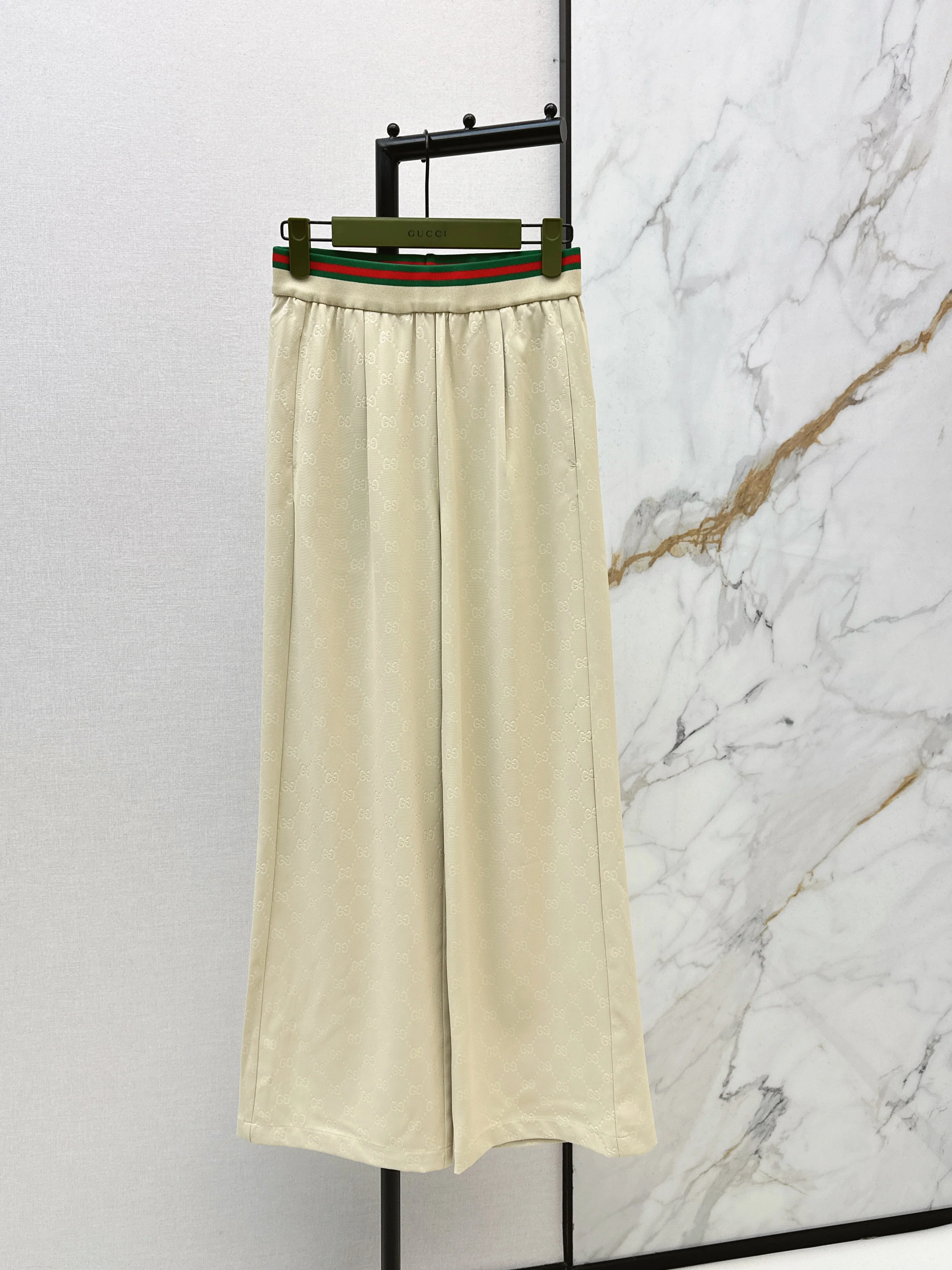 Guc NEW print wide-leg pants