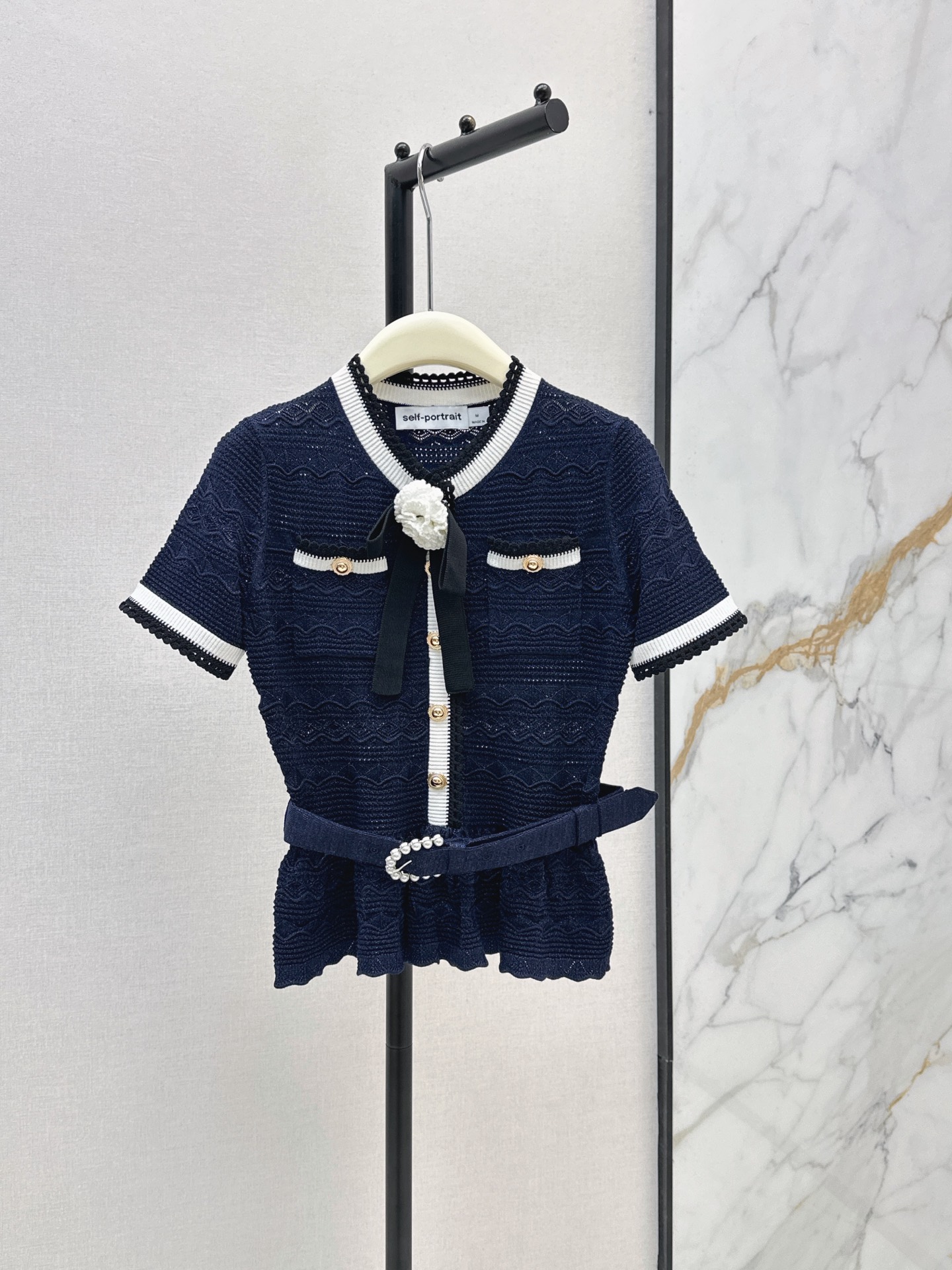 SP New color-block knitwear